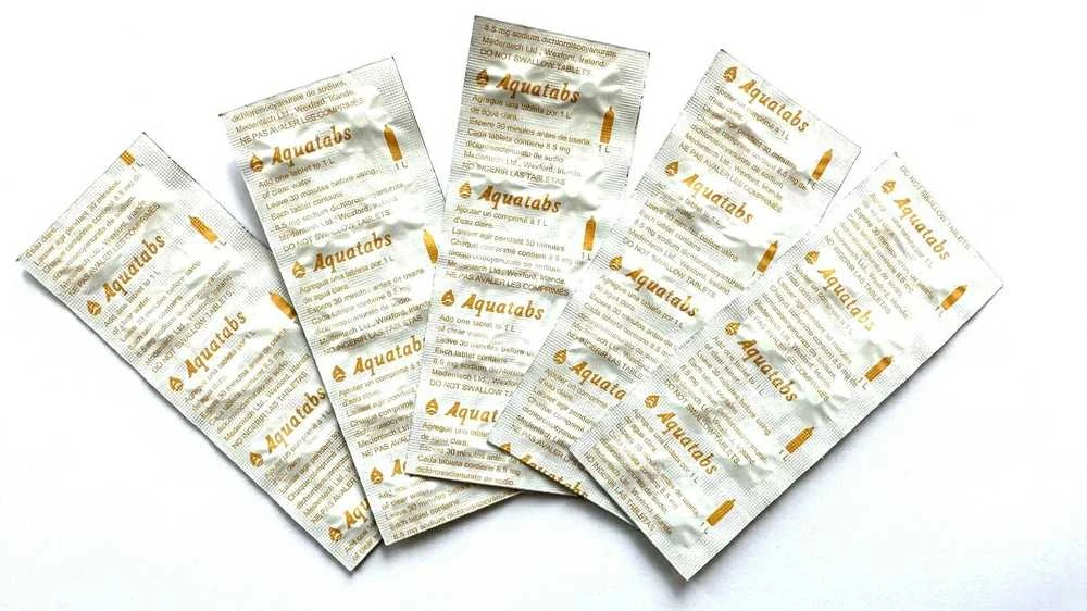 Vandens valymo tabletės Aquatabs 5x10vnt.