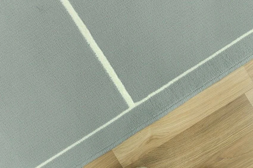 Vanhoutte DYWAN DLA CHŁOPCA MŁODZIEŻOWY SZARE BOISKO PIŁKA NOŻNA LUNA KIDS 200x290 cm