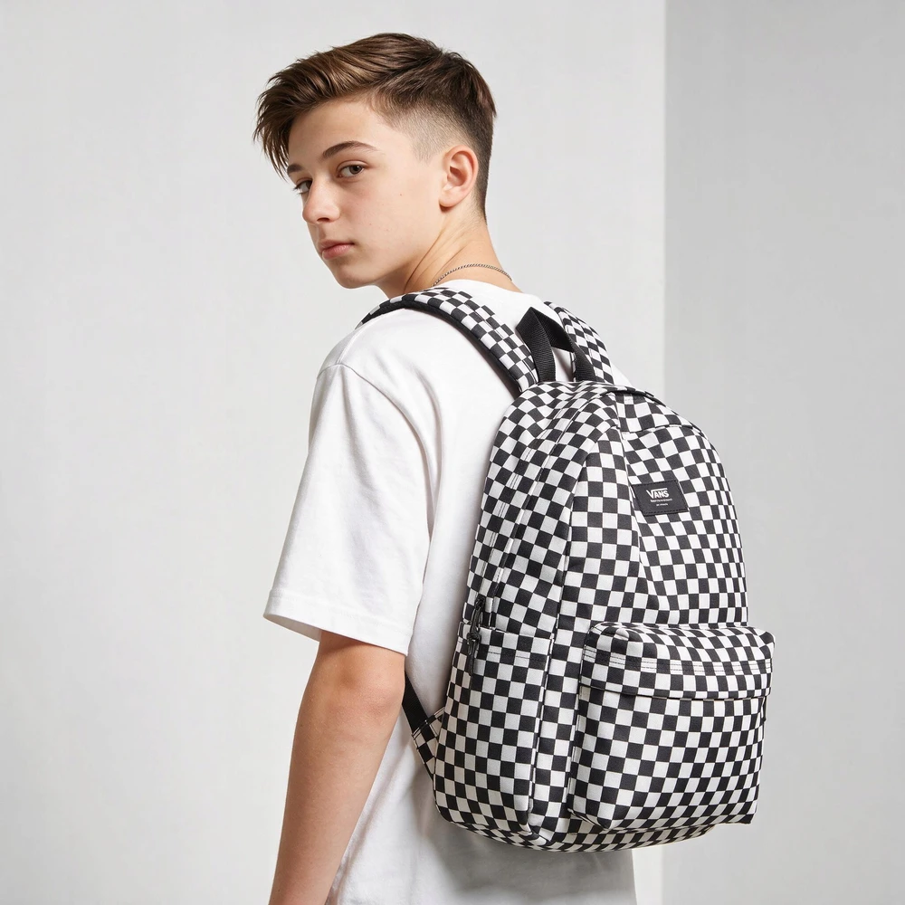 Vans Old Skool Grom kuprinė jaunimui, 18l, languota