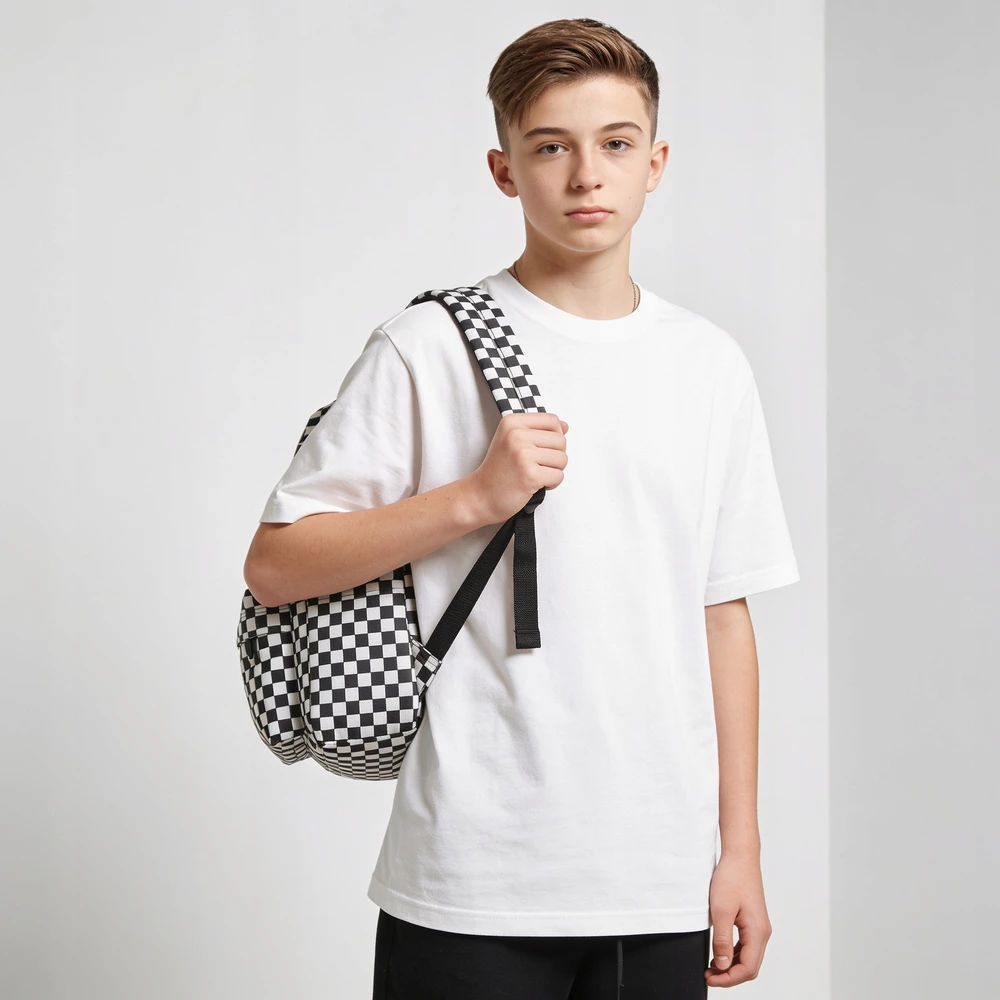 Vans Old Skool Grom kuprinė jaunimui, 18l, languota