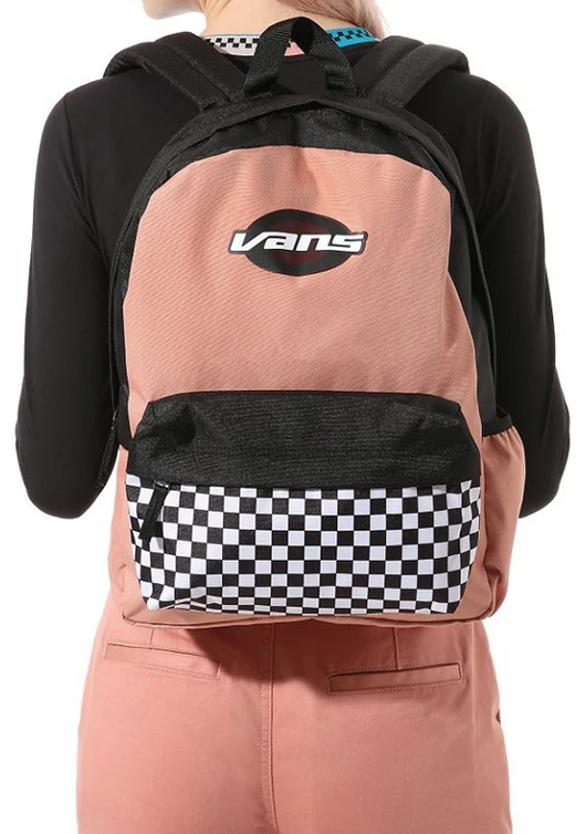 Vans Realm kuprinė su šonine kišene, languota