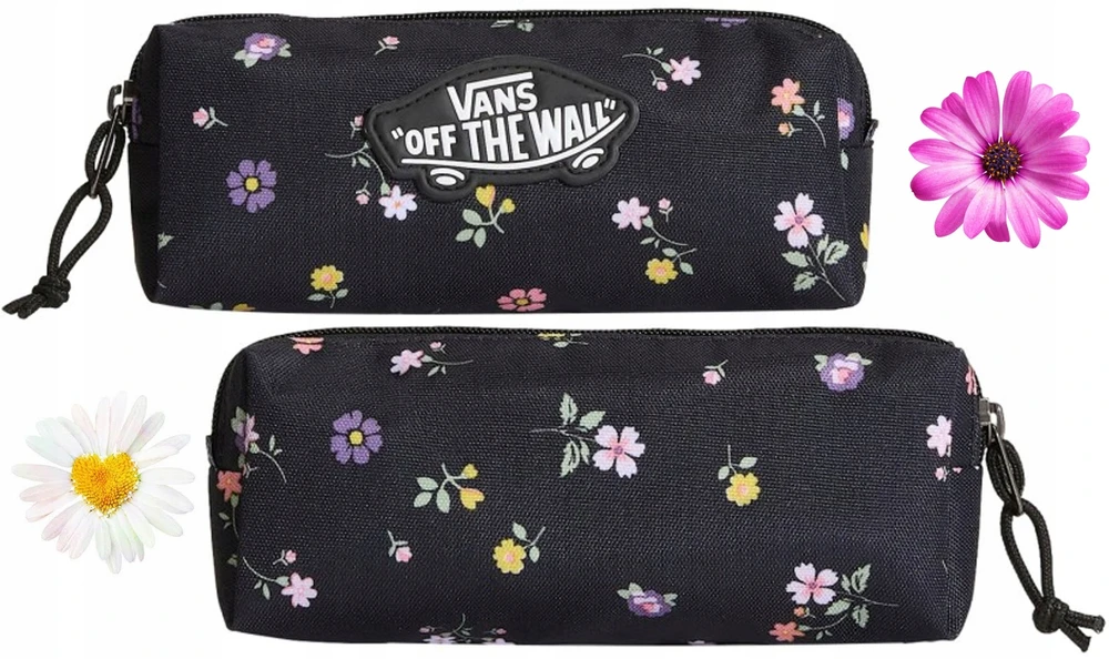 VANS VANS OLD SKOOL gėlių pieštuko dėklas SU GĖLĖMIS SCHOOL NAUJAS RIBOTAS LEIDIMAS