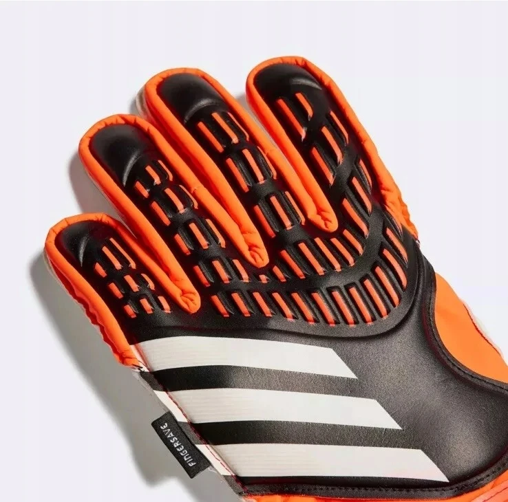 Vartininko pirštinės Adidas Predator Match Fingersave Junior, baltos