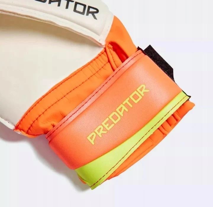 Vartininko pirštinės Adidas Predator Match Fingersave Junior, baltos