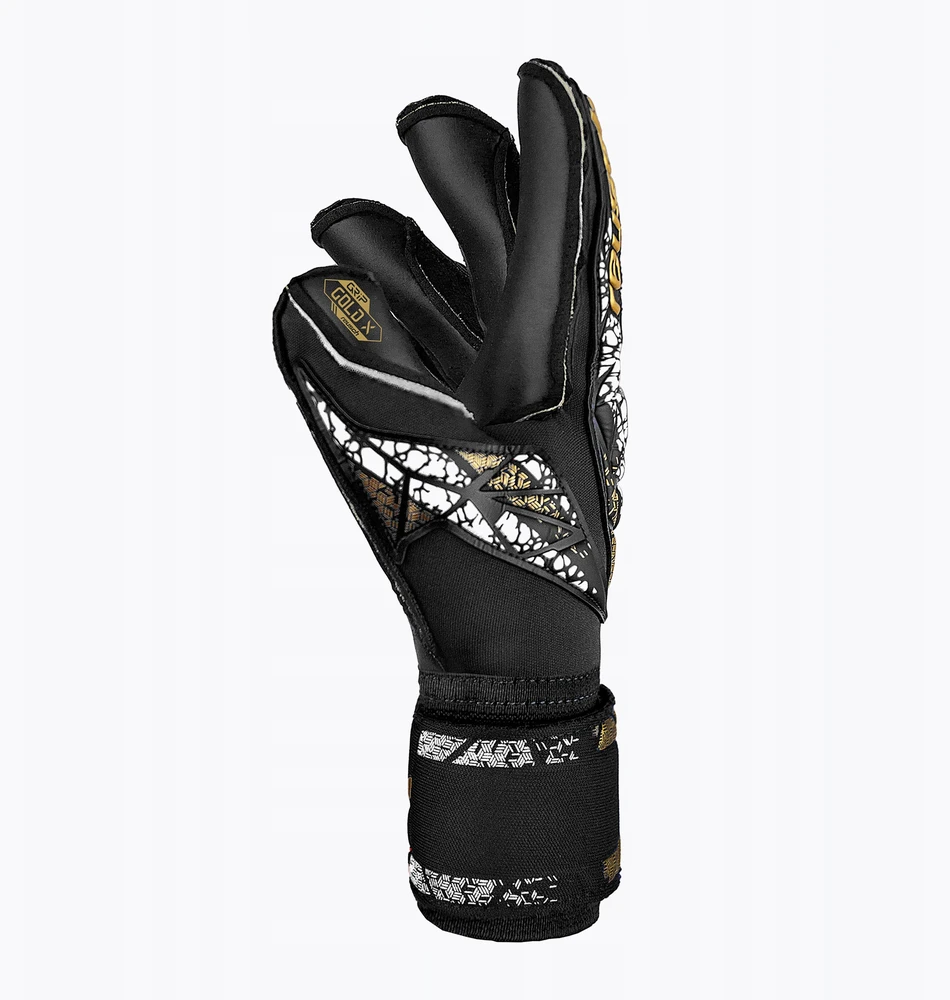 Vartininko pirštinės Reusch Attrakt Gold X Evolution Cut Finger Support - Juodos
