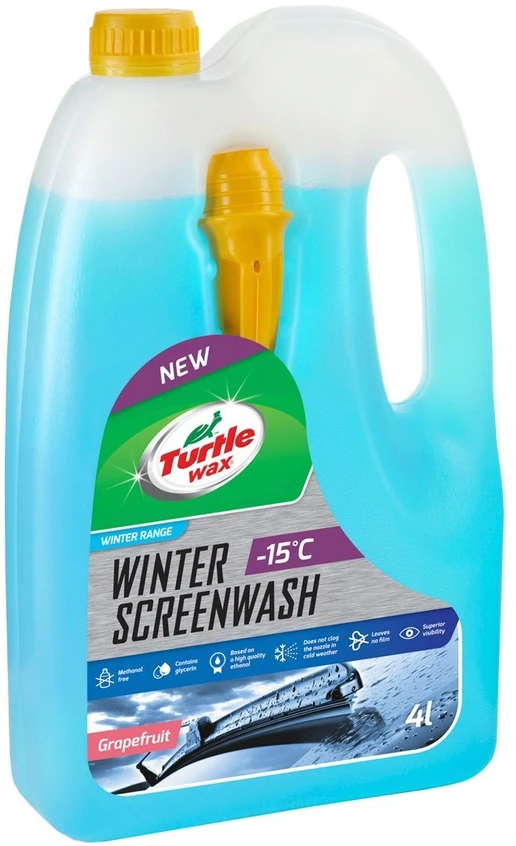 TURTLE WAX Windscreen Washer Fluid M.A.X. Power -2°C, priekinio stiklo plovimo skystis, 4 L