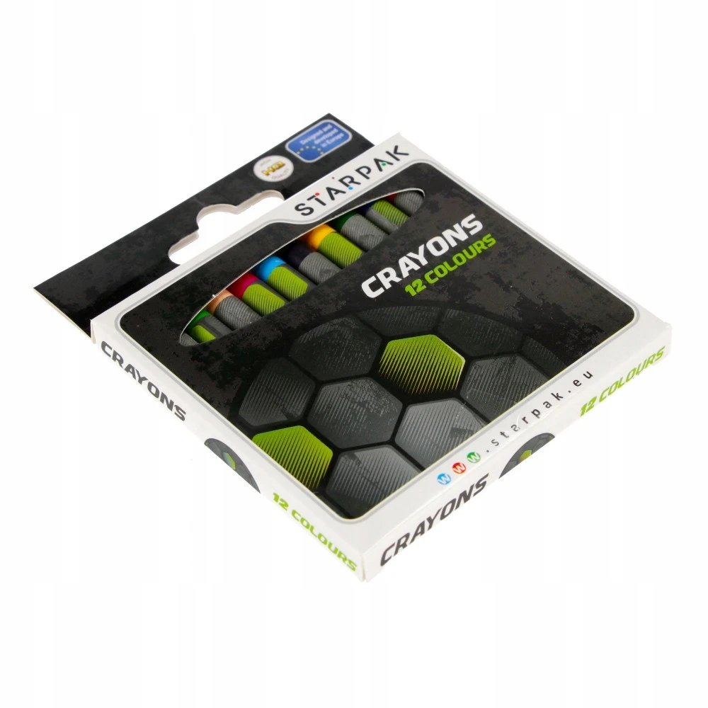 Vaškinės kreidelės 12 spalvų 274534 - Starpak