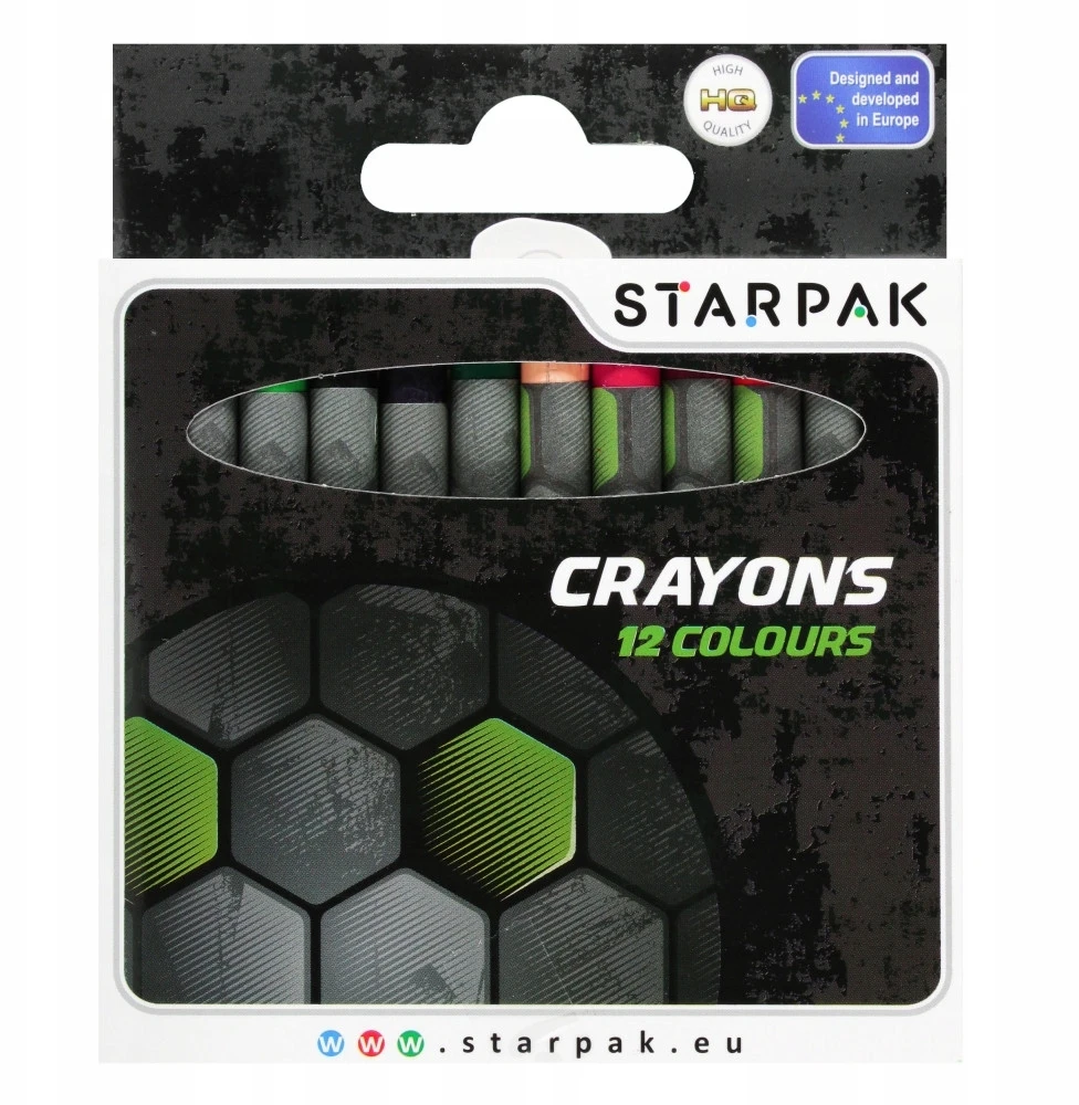 Vaškinės kreidelės 12 spalvų 274534 - Starpak