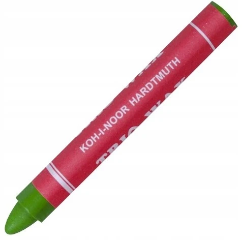 Vaškinės kreidelės Koh-I-Noor, tribriaunės, 12 spalvų
