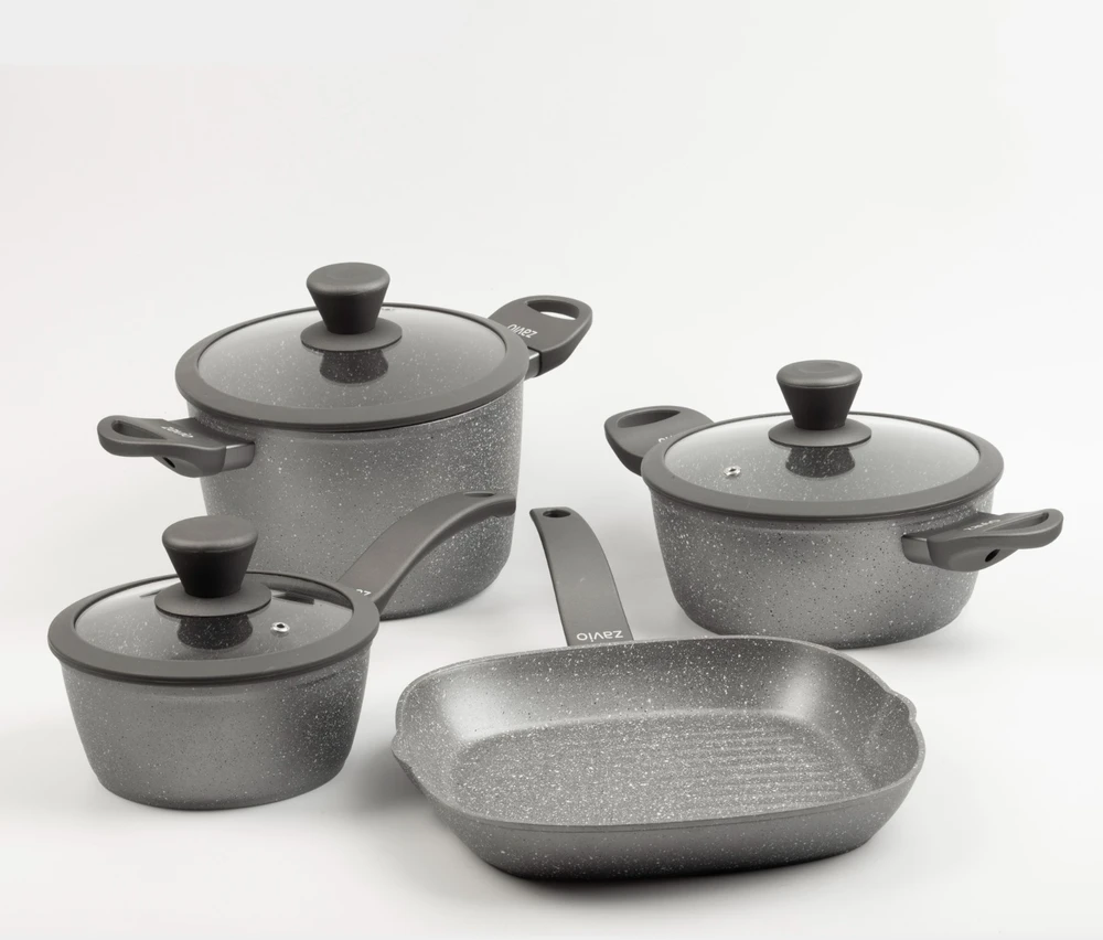 Vavio Stone Design puodas su dangteliu 20cm 2,2L
