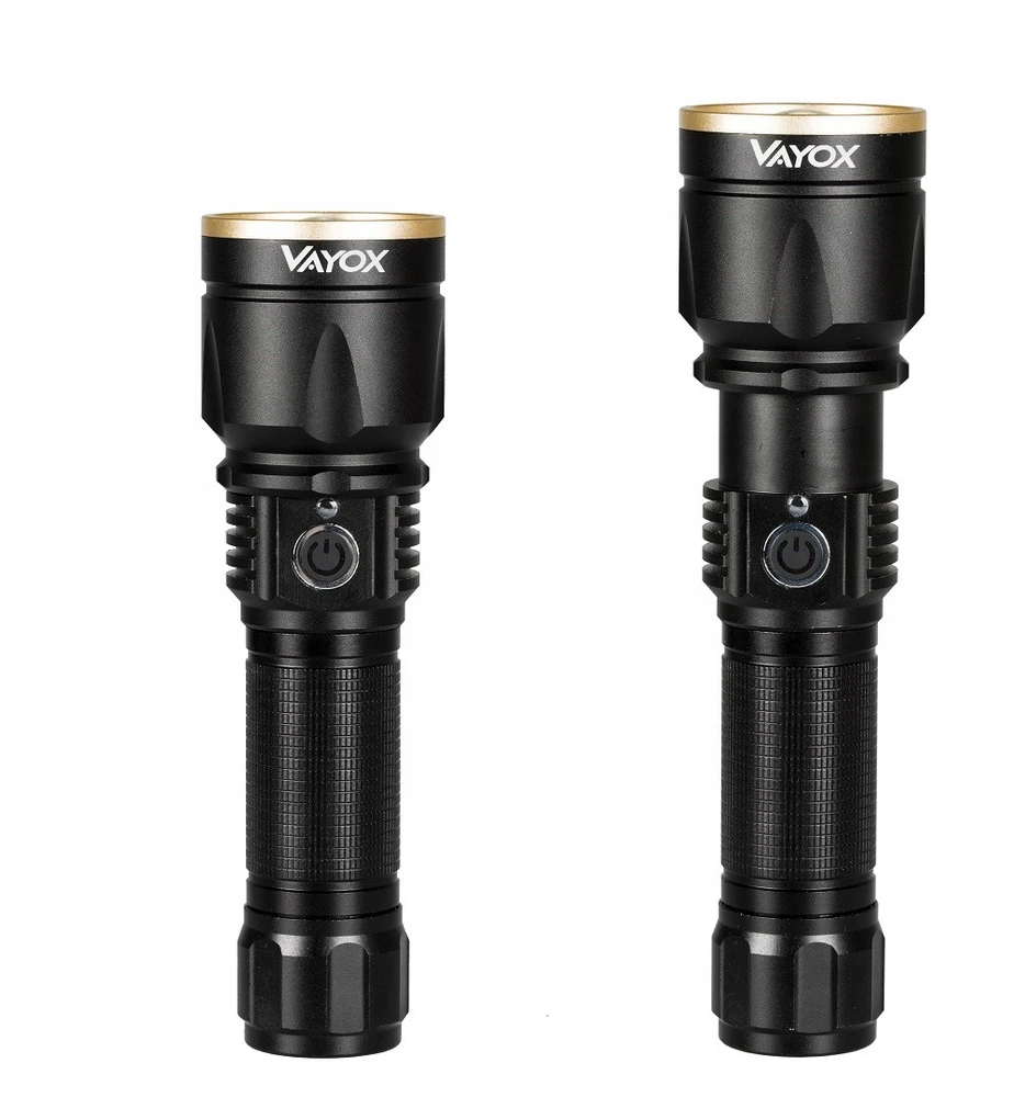 Vayox GALINGAS ĮKRAUJAMAS USB ZOOM TAKTINIS LED BLYKŠČIAS