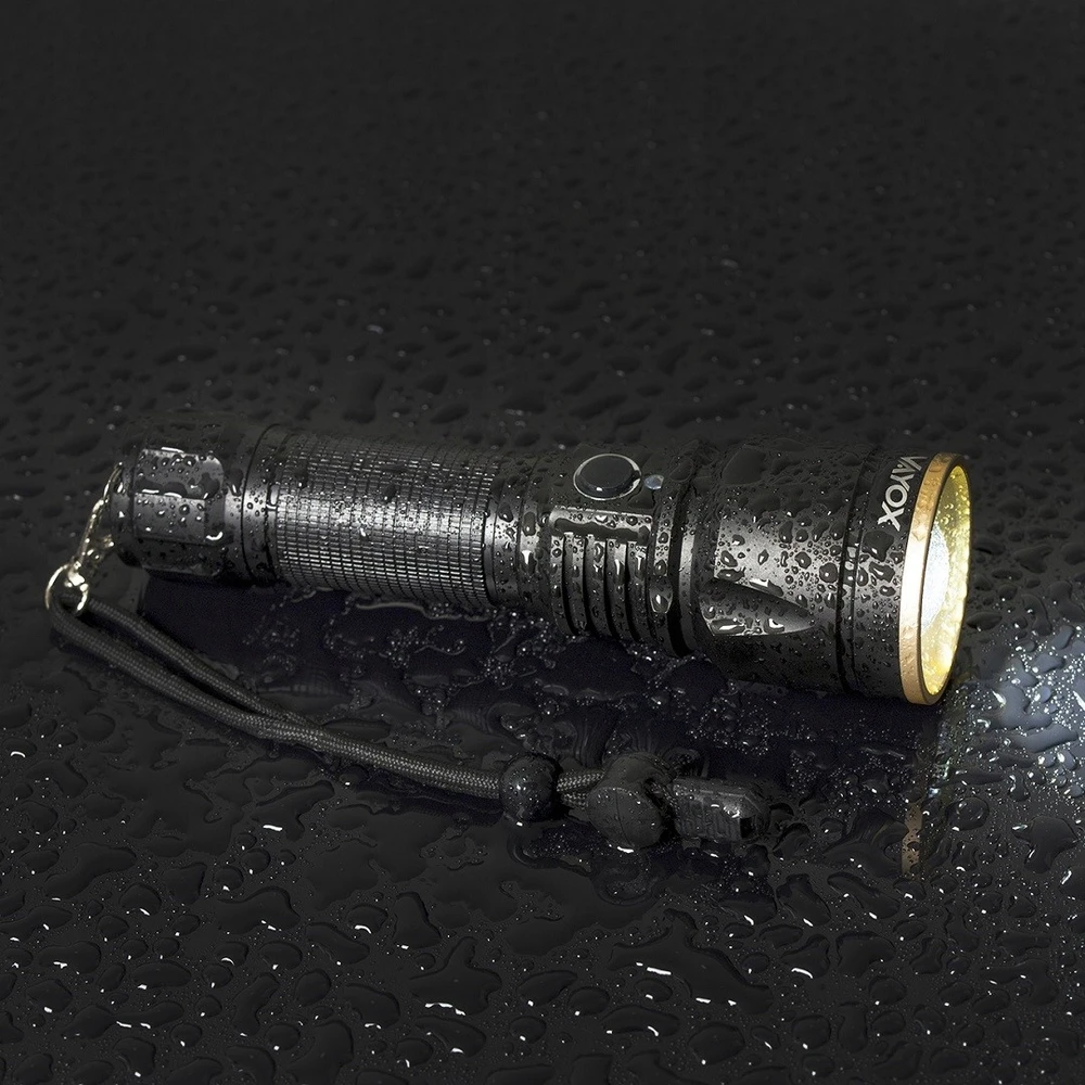 Vayox GALINGAS ĮKRAUJAMAS USB ZOOM TAKTINIS LED BLYKŠČIAS