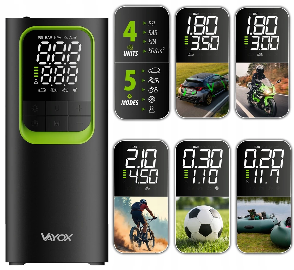 VAYOX VA0410 dviračio siurblys