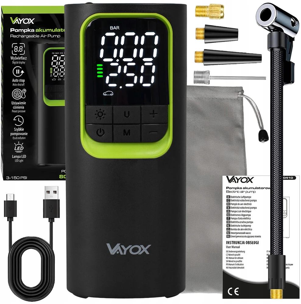 VAYOX VA0410 dviračio siurblys