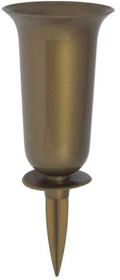 FORM PLASTIC Vaza Dama įsmeigiama į žemę D13cm/H32.7cm aukso spalvos