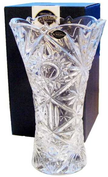 Mondex Crystalite Bohemia Vaza 25cm , "Miranda"