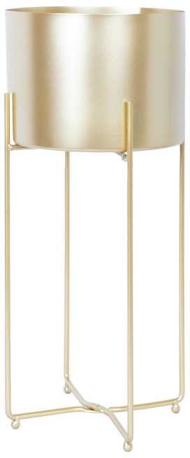 Home4You Vazonas DEIA GOLD L 24,5x23,5xH57cm Auksinė