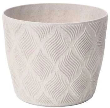 FORM PLASTIC Vazonas Flow Petit Eco, 17 cm, Baltas