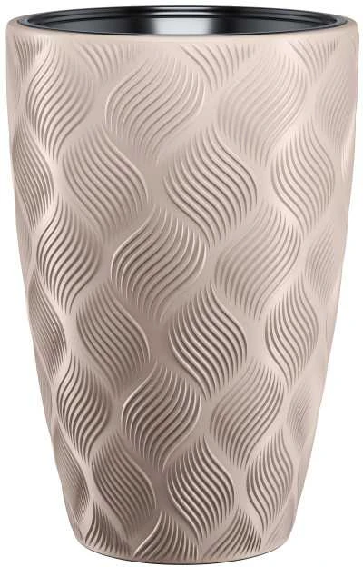 FORM PLASTIC Vazonas Flow Slim 30cm 24L, Rudas