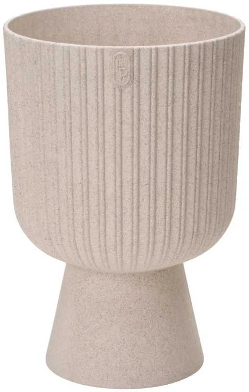 Vazonas FORM PLASTIC Keli Mika Eco Wood 18cm Baltas
