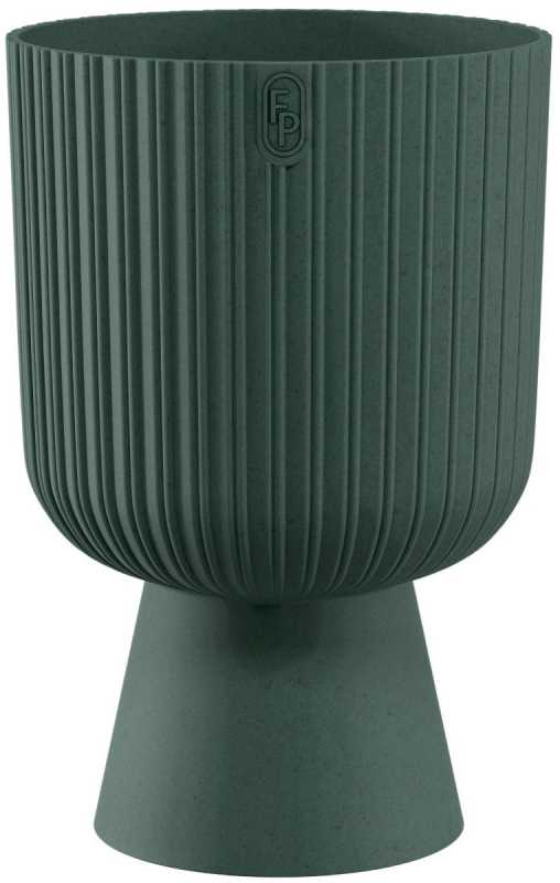 Vazonas FORM PLASTIC Keli Mika Eco Wood 14cm Žalia