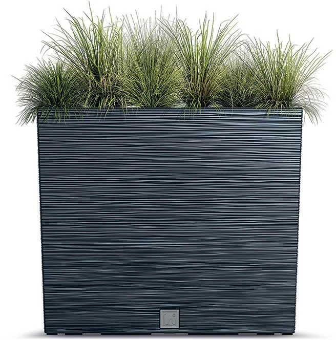 Vazonas FURU TOWER su įdėklu 44/12 L 580x180x498 mm antracito sp. Prosperplast