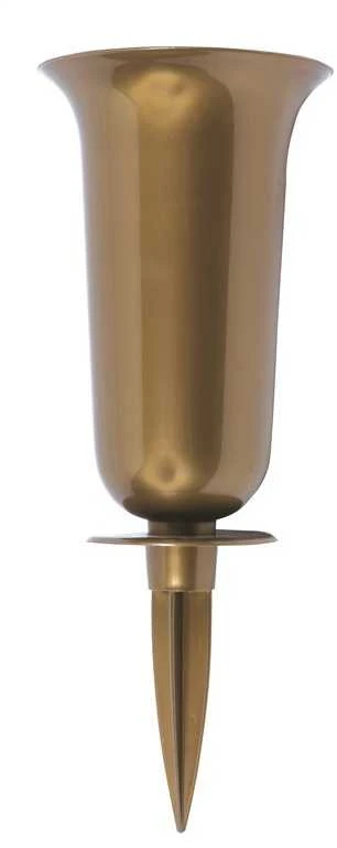 FORM PLASTIC Vaza Dama įsmeigiama į žemę D13cm/H32.7cm aukso spalvos
