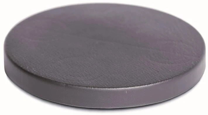 Prosperplast Vazono padėklas MOBILE PLATFORM ROUND, su ratukais, juodos sp., 29 x 4 cm