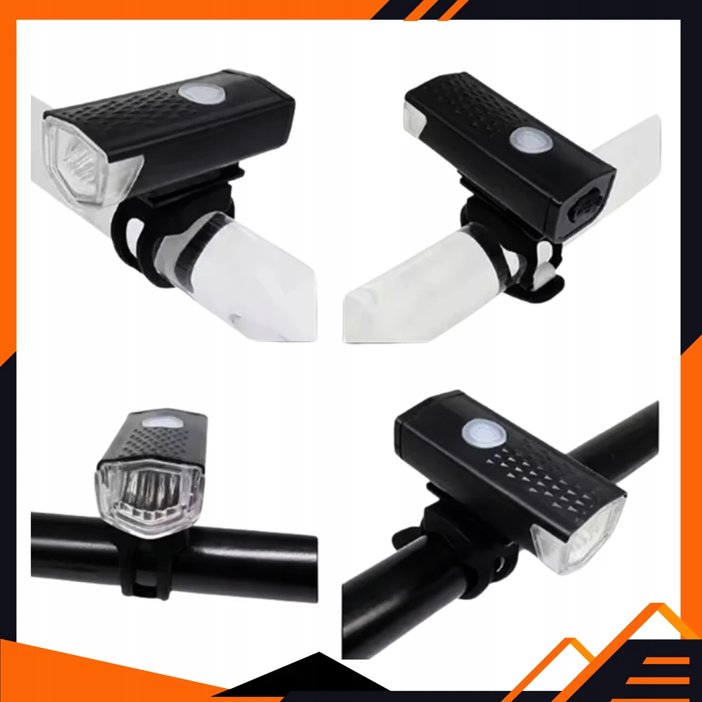 Vedor Dviračio žibintas priekyje ir gale LED įkraunamas dviračio apšvietimas
