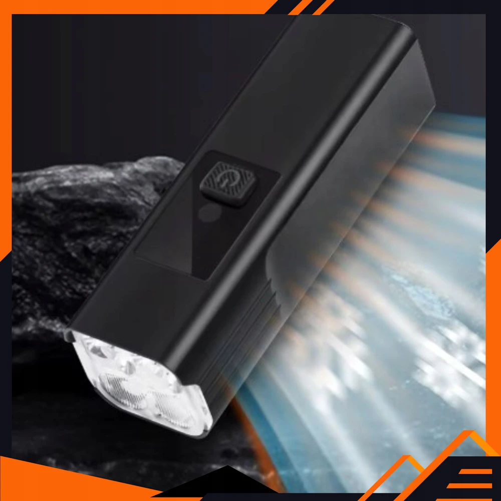 Vedor Galingas priekinis dviračio žibintas su prieblandos jutikliu 1800lm 4000mAh Powerbank