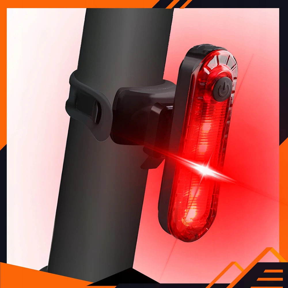 Vedor Įkraunamas USB LED galinis dviračio žibintas, skirtas stipriam dviračio apšvietimui