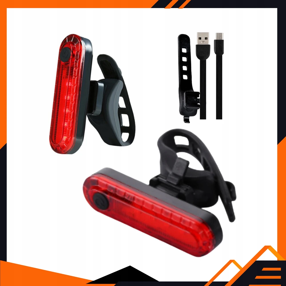 Vedor Įkraunamas USB LED galinis dviračio žibintas, skirtas stipriam dviračio apšvietimui