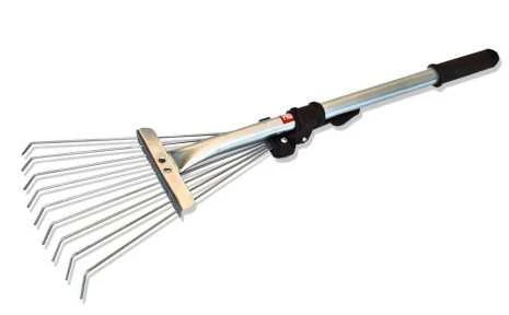 Vėduoklinis grėblys BIG, 15 dantų, 130 cm, 20-39 cm, reguliuojamas 1 vnt.