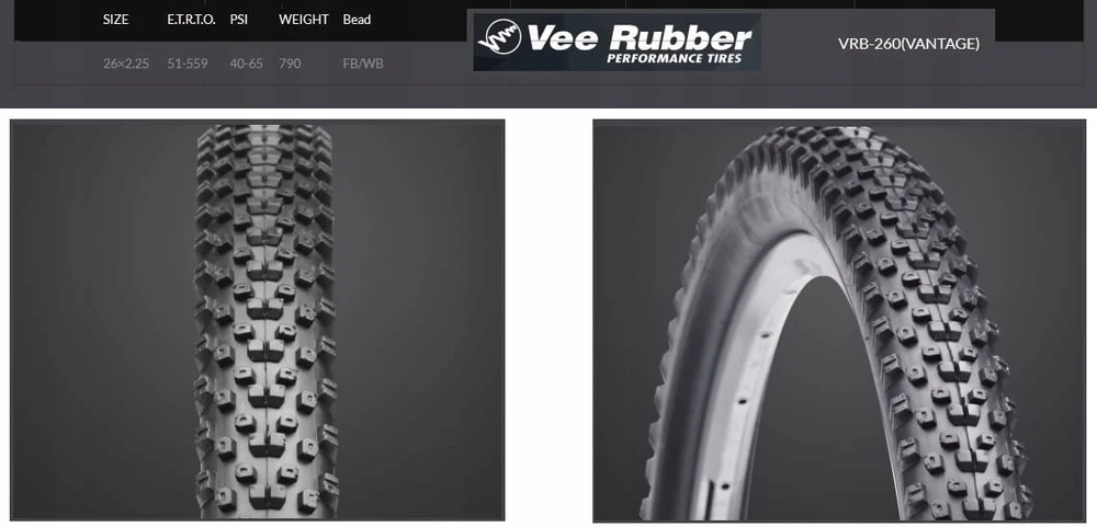 Vee Rubber 26x2 25 padangos kalnų dviračiui MTB 26x2.25 padangos važinėjimui mišku