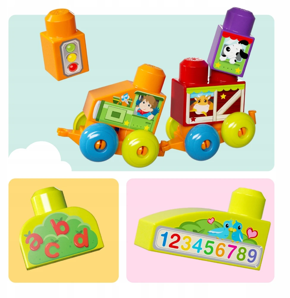 Mattel Veiklos staliukas su kaladėlėmis Fisher Price Mega Bloks CNM42