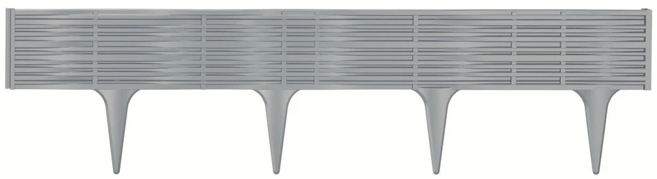 Prosperplast Dekoratyvinė tvorelė L390cm H18.6cm/5vnt. plastikinė/tamsiai ruda