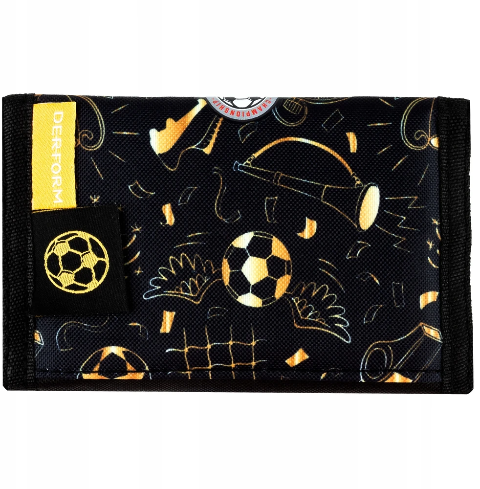Derform Velcro piniginė berniukui FUTBOLIS Futbolas BERNIUKŲ PINIGINĖ