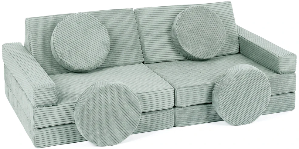 Velinda SOFA MODUŁOWA PIANKOWA DLA DZIECI SZTRUKS SAMOCHÓD SZAŁWIA POLSKA FIRMA