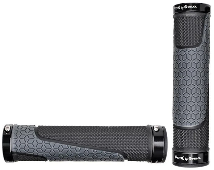 Velo Prox vlg-1745-12d3 dviračio rankenos juodos ir pilkos spalvos