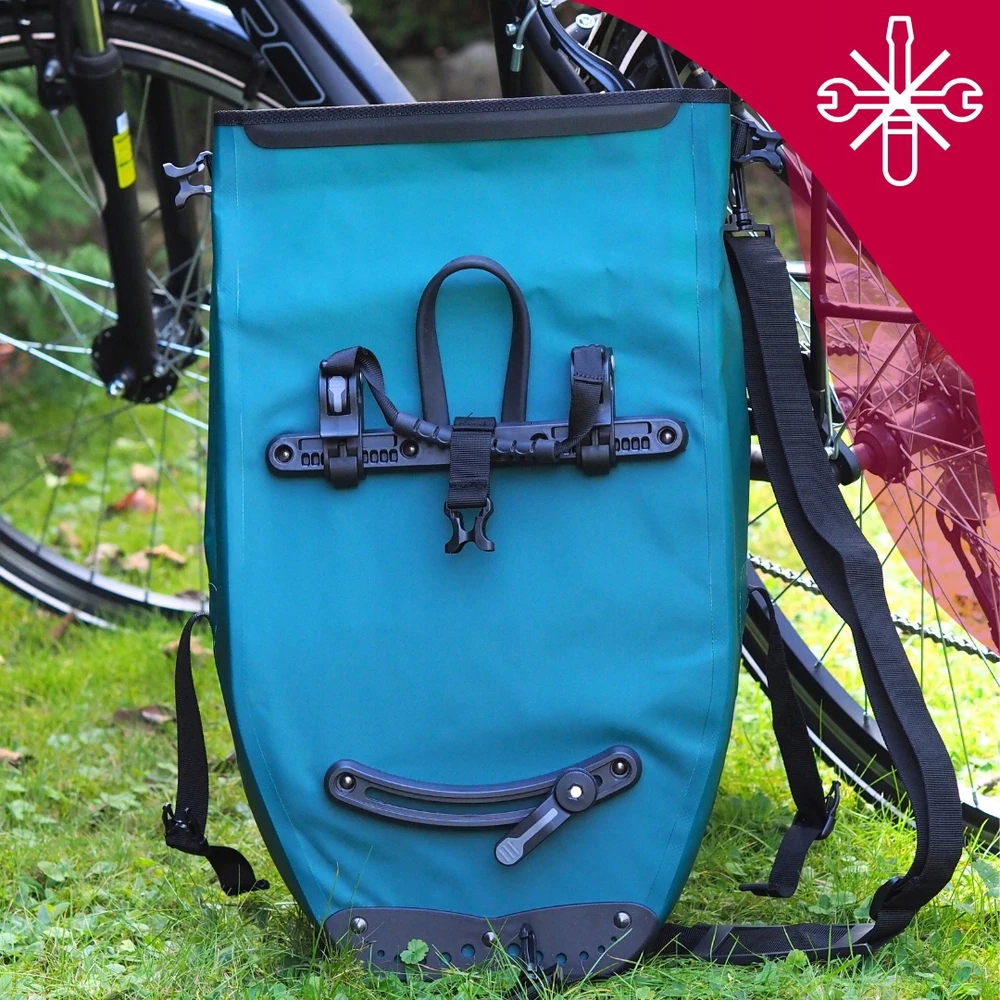 VELOXO ADVENTURE PRO 25 STORM KIETAS DVIRAČIO KREPŠYS 25L stelažui