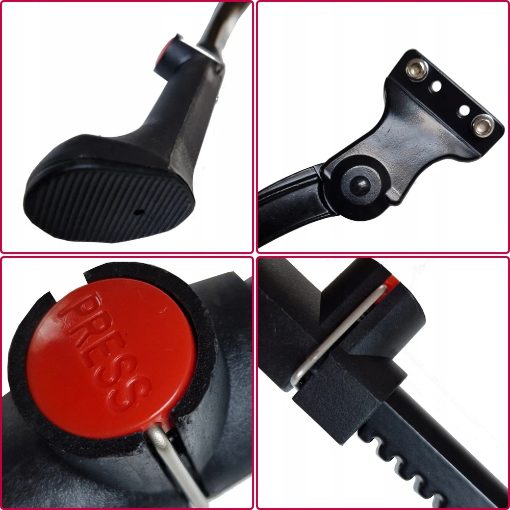 Veloxo PowerKick dviračio stovas, juodas Skirtas 24-29'' galiniam trikampiui
