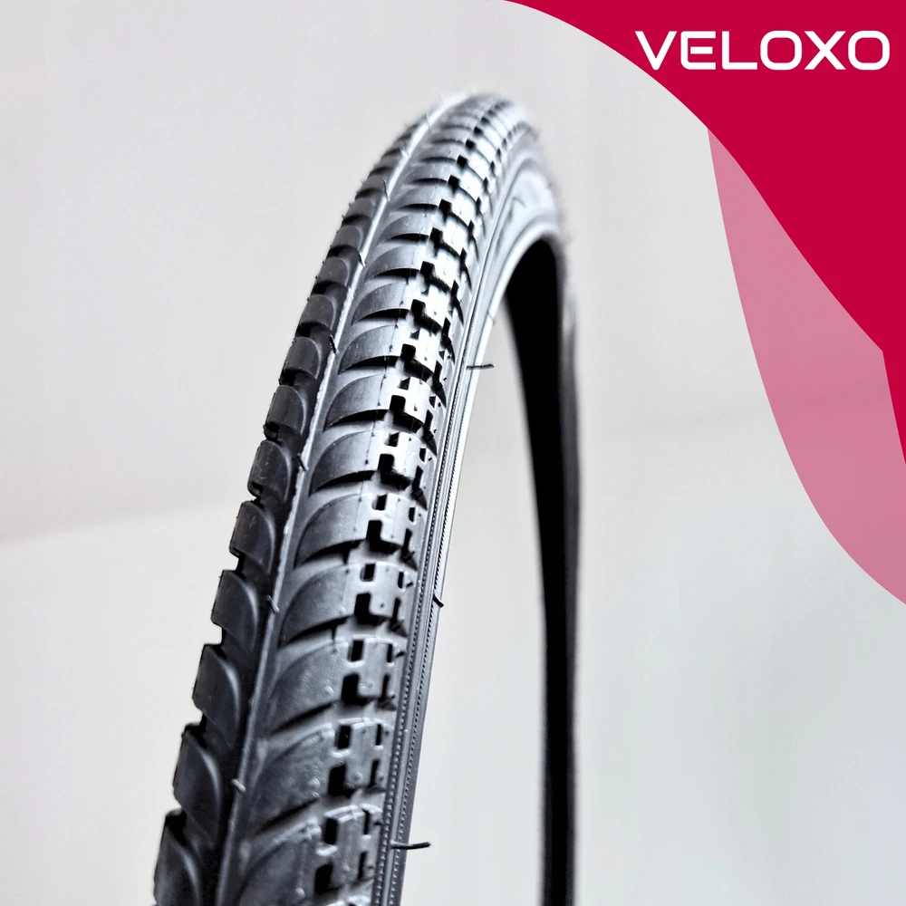 VELOXO ROAD CITY DVIRAČIO PADANGOS 28X1.75/700X45C JUODOS 28 colių