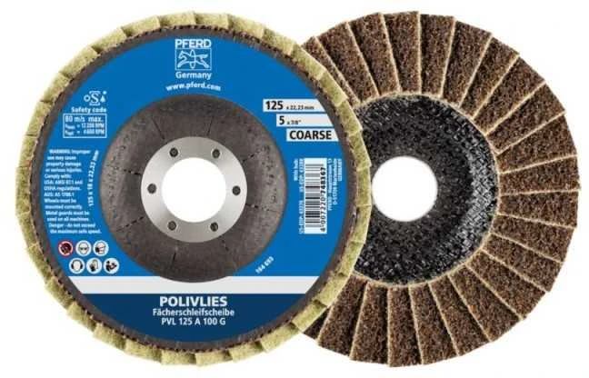 Veltinio šlifavimo diskas PFERD PVL 125 A 100 G