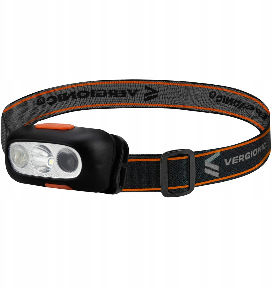 Vergionic LED PRIEKINIS LEMPAS SU JUDESIO JUTIKUMU, USB ĮKRAUKAMŲ PRIEKINIŲ LEMPŲ RINKINYS