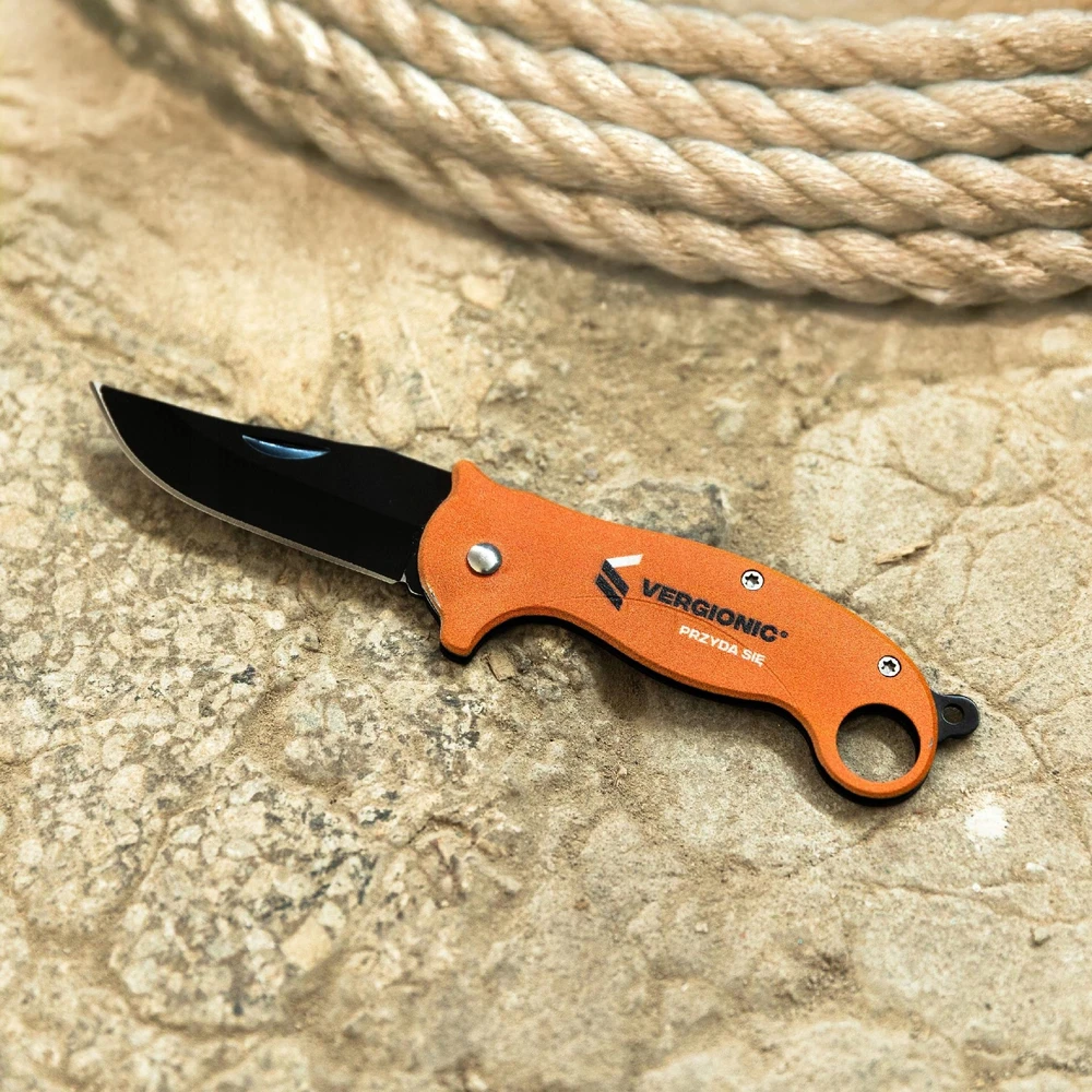VERGIONIC sulankstomas kišeninis peilis 16,5 cm, taktinis kišeninis peilis