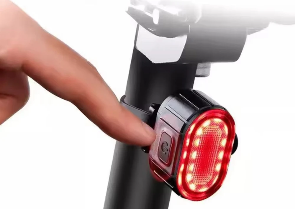 Verk Group Dviračio LED žibintai priekiniai ir galiniai USB įkraunami