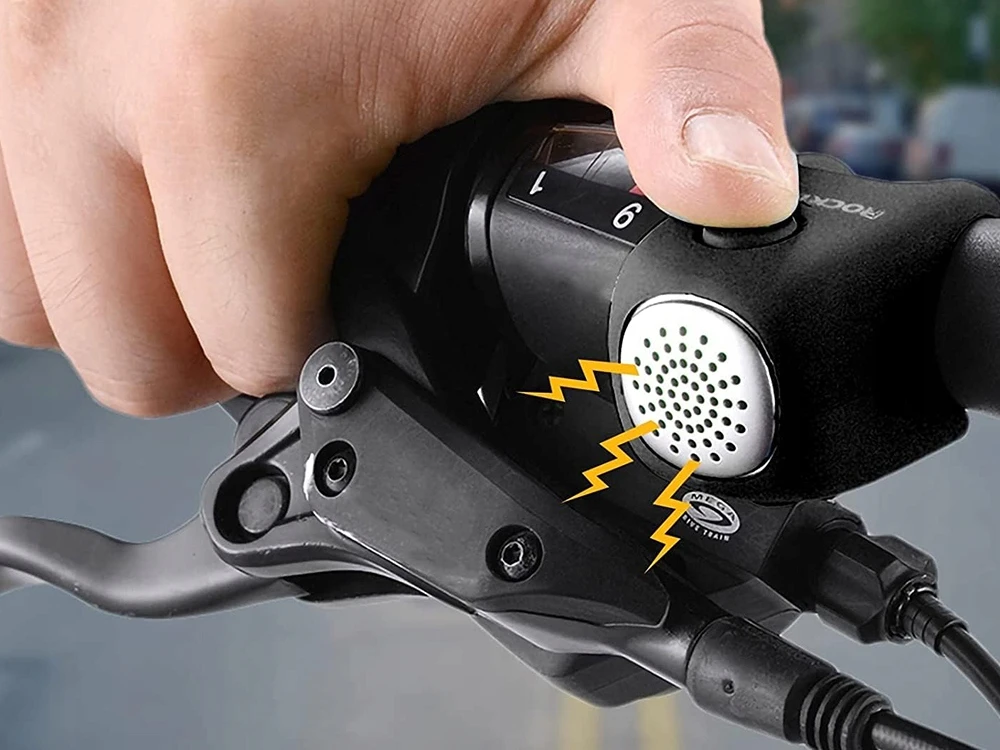Verk Group Dviračio skambutis elektroniniam dviračio signalui, garsus, 120db, atsparus vandeniui, ACTION