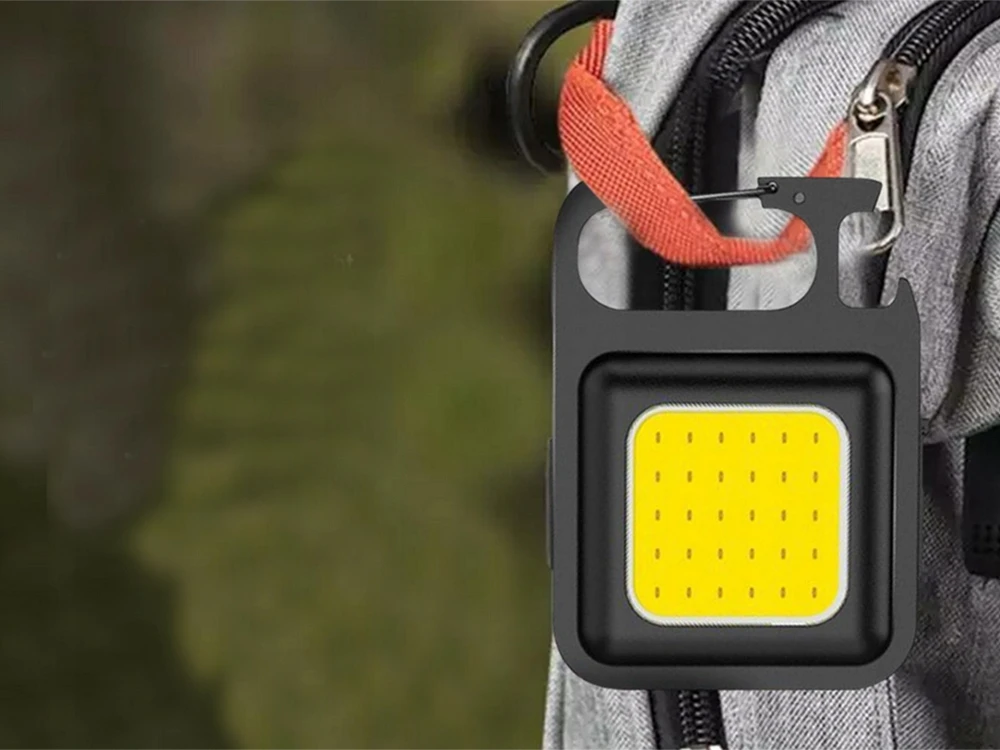 Verk Group LED COB Raktų Pakabukas su Magnetu ir USB Įkrovimu