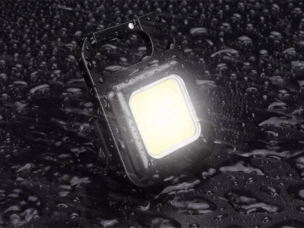 Verk Group LED COB Raktų Pakabukas su Magnetu ir USB Įkrovimu