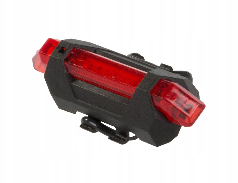 Verk Group Lampka rowerowa led komplektas tył przód usb na rower